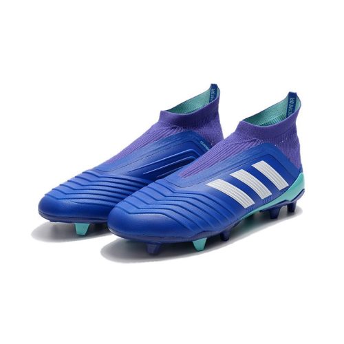 adidas Predator 18+ FG para Niños - Azul Blanco_8.jpg